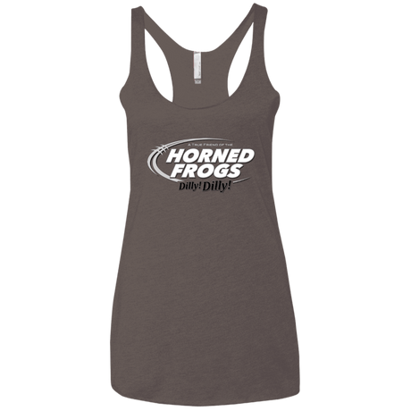 T-Shirts Macchiato / X-Small TCU Dilly Dilly Women's Triblend Racerback Tank