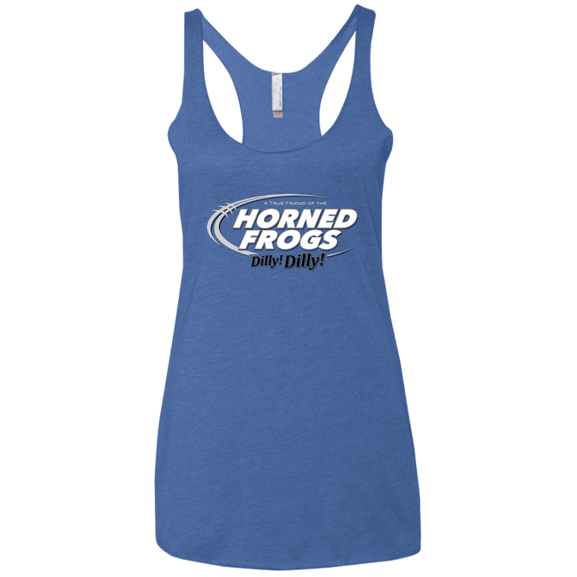 T-Shirts Vintage Royal / X-Small TCU Dilly Dilly Women's Triblend Racerback Tank