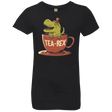 T-Shirts Black / YXS Tea-Rex Girls Premium T-Shirt