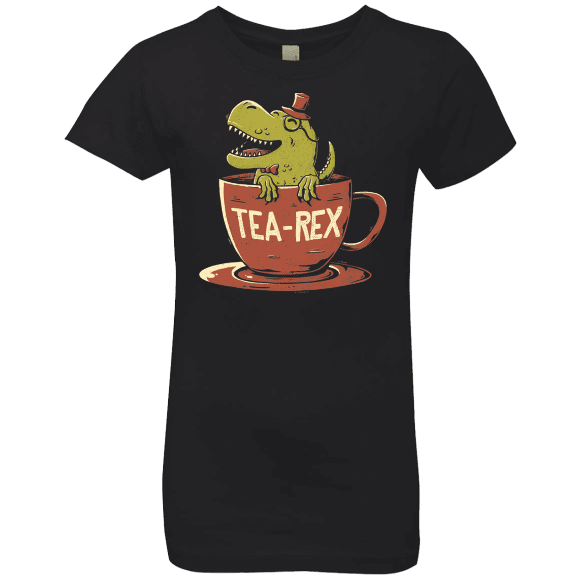 T-Shirts Black / YXS Tea-Rex Girls Premium T-Shirt