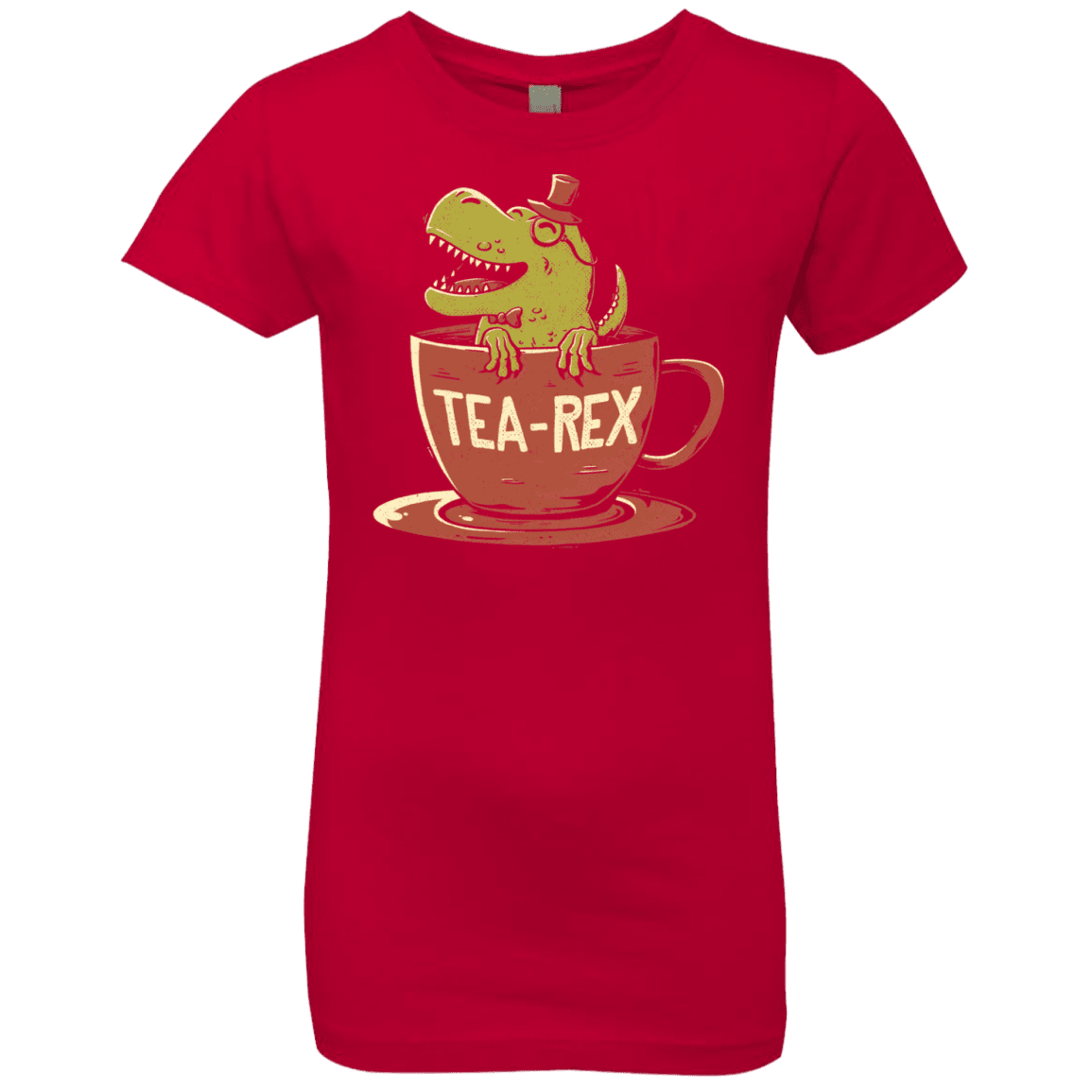 T-Shirts Red / YXS Tea-Rex Girls Premium T-Shirt