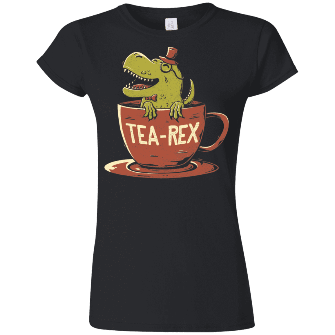 T-Shirts Black / S Tea-Rex Junior Slimmer-Fit T-Shirt