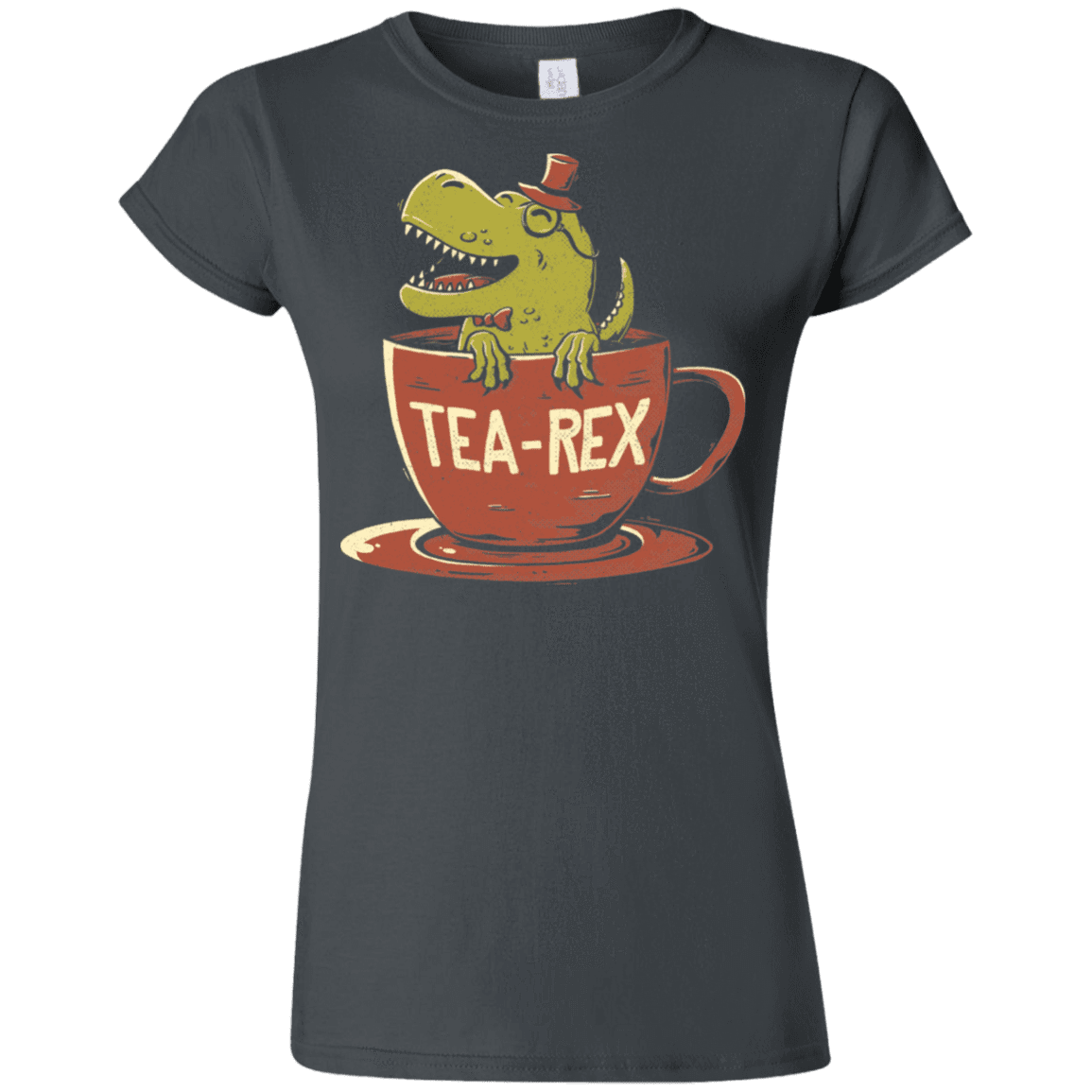 T-Shirts Charcoal / S Tea-Rex Junior Slimmer-Fit T-Shirt