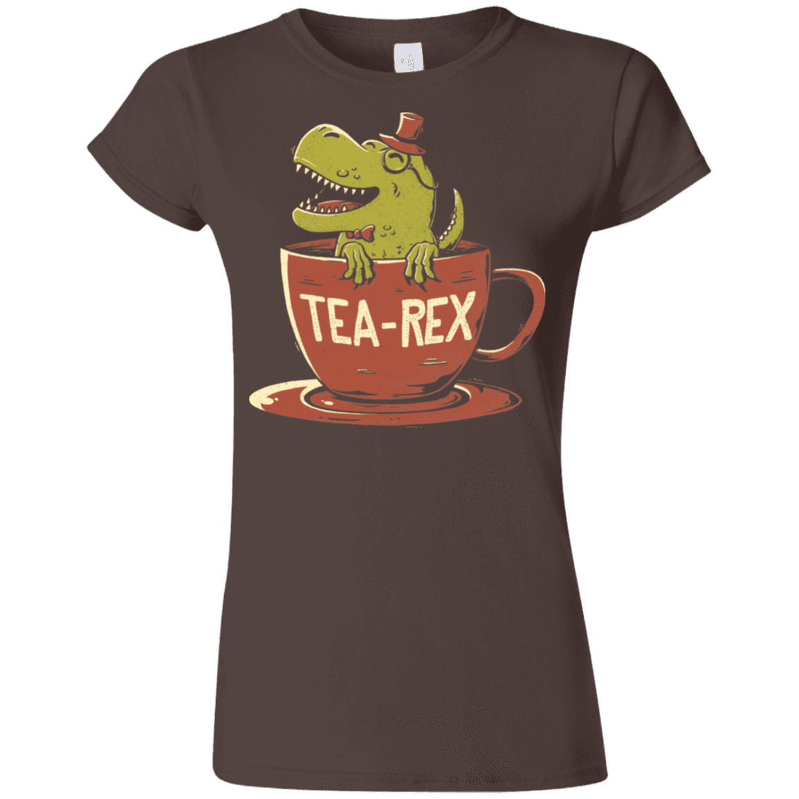 T-Shirts Dark Chocolate / S Tea-Rex Junior Slimmer-Fit T-Shirt