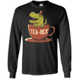 T-Shirts Black / S Tea-Rex Men's Long Sleeve T-Shirt