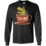 T-Shirts Black / S Tea-Rex Men's Long Sleeve T-Shirt