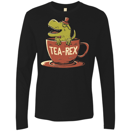 T-Shirts Black / S Tea-Rex Men's Premium Long Sleeve
