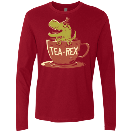 T-Shirts Cardinal / S Tea-Rex Men's Premium Long Sleeve