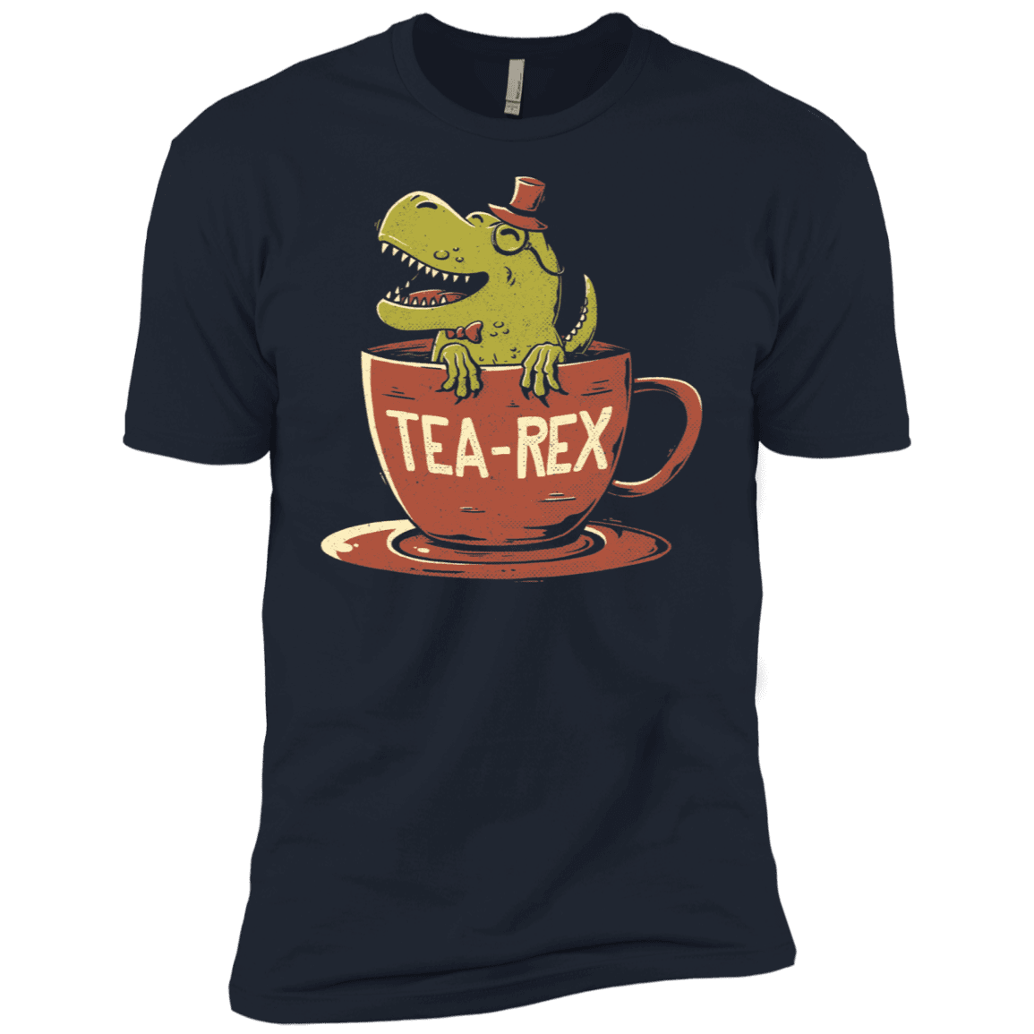 T-Shirts Midnight Navy / X-Small Tea-Rex Men's Premium T-Shirt