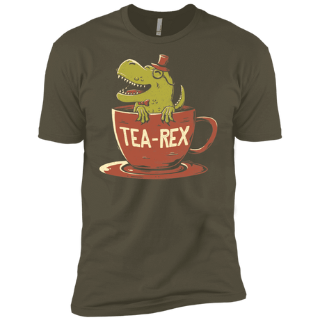 T-Shirts Military Green / X-Small Tea-Rex Men's Premium T-Shirt