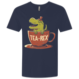 T-Shirts Midnight Navy / X-Small Tea-Rex Men's Premium V-Neck