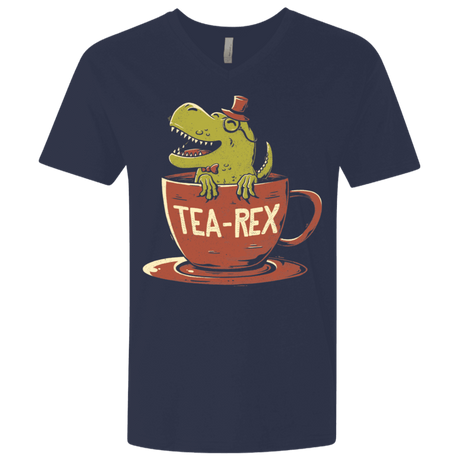 T-Shirts Midnight Navy / X-Small Tea-Rex Men's Premium V-Neck