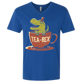 T-Shirts Royal / X-Small Tea-Rex Men's Premium V-Neck