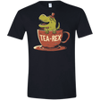 T-Shirts Black / X-Small Tea-Rex Men's Semi-Fitted Softstyle