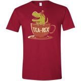 T-Shirts Cardinal Red / S Tea-Rex Men's Semi-Fitted Softstyle