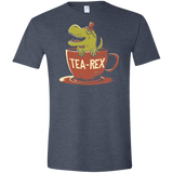 T-Shirts Heather Navy / S Tea-Rex Men's Semi-Fitted Softstyle