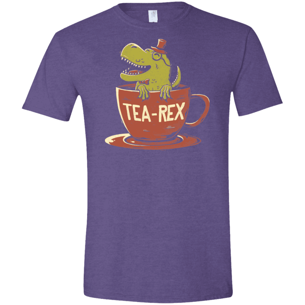 T-Shirts Heather Purple / S Tea-Rex Men's Semi-Fitted Softstyle