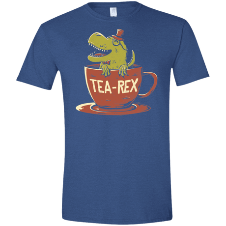 T-Shirts Heather Royal / X-Small Tea-Rex Men's Semi-Fitted Softstyle