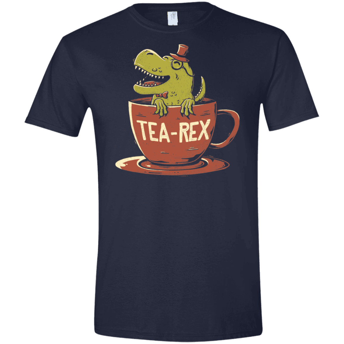 T-Shirts Navy / X-Small Tea-Rex Men's Semi-Fitted Softstyle