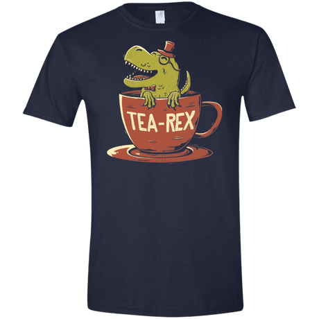 T-Shirts Navy / X-Small Tea-Rex Men's Semi-Fitted Softstyle