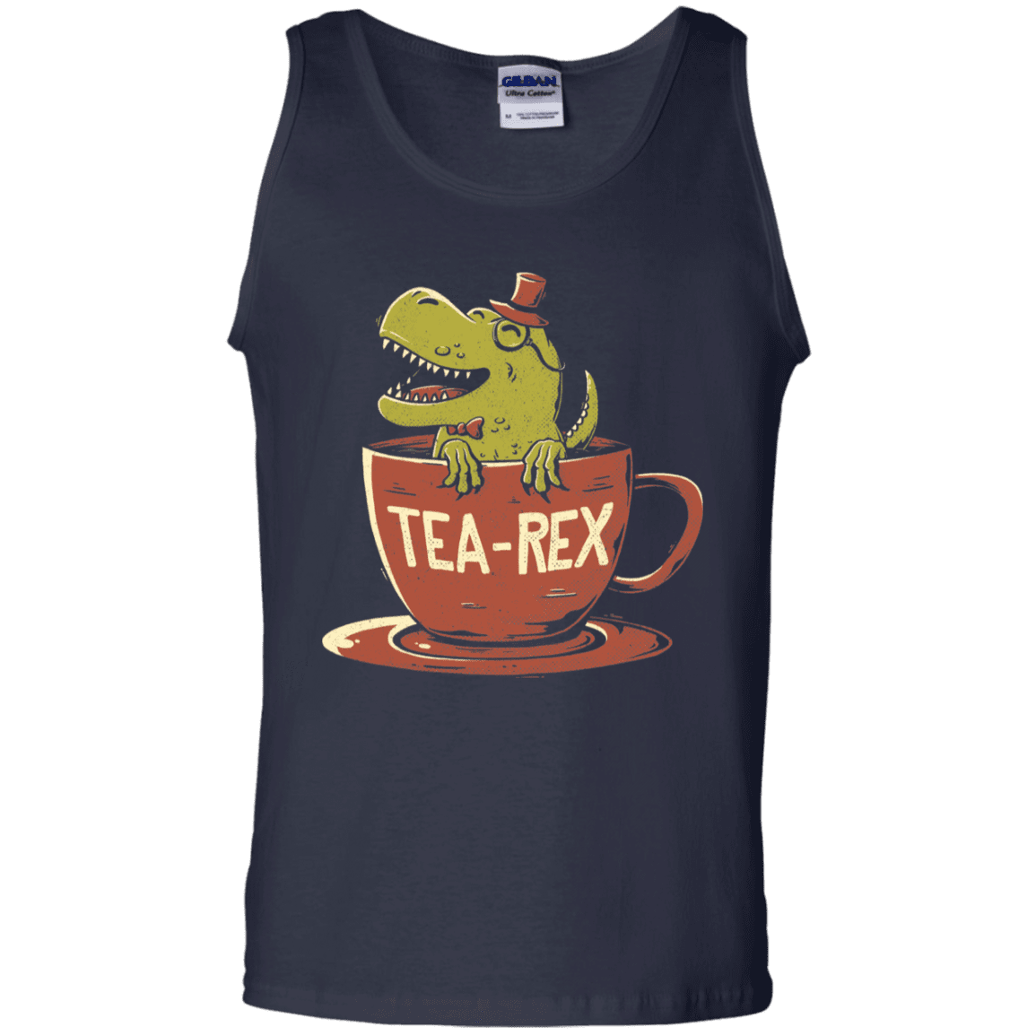 T-Shirts Navy / S Tea-Rex Men's Tank Top