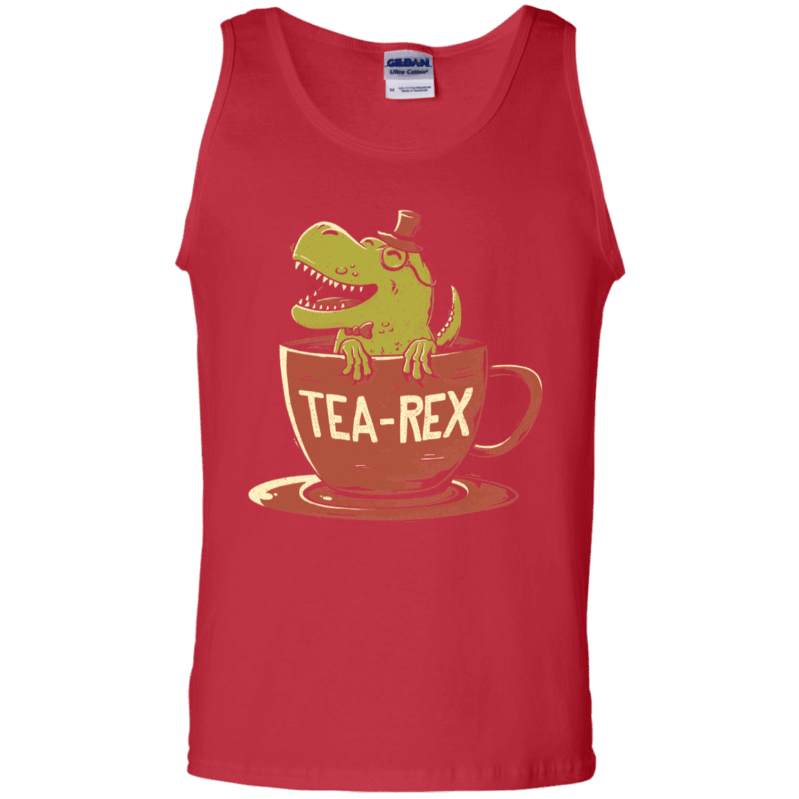 T-Shirts Red / S Tea-Rex Men's Tank Top