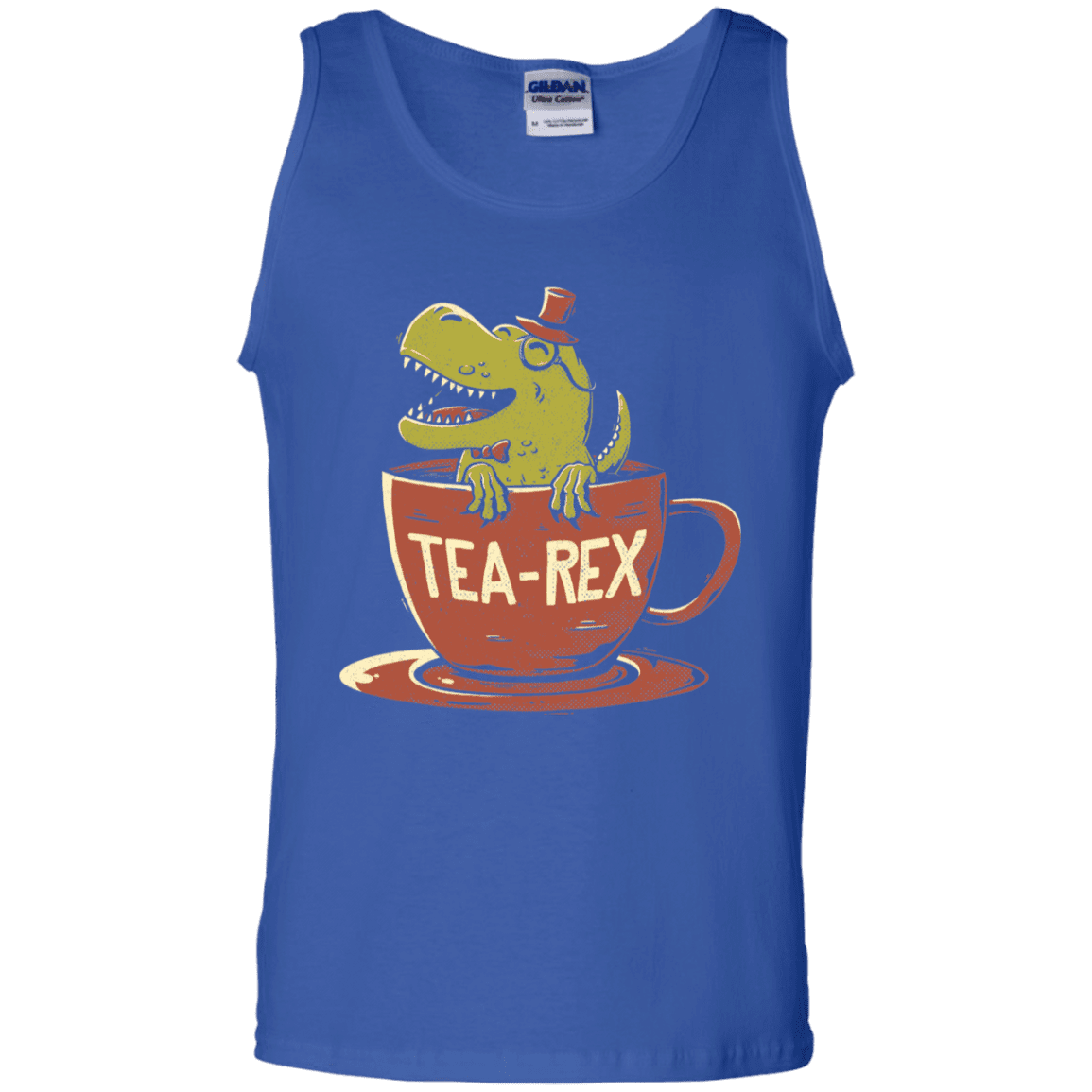 T-Shirts Royal / S Tea-Rex Men's Tank Top