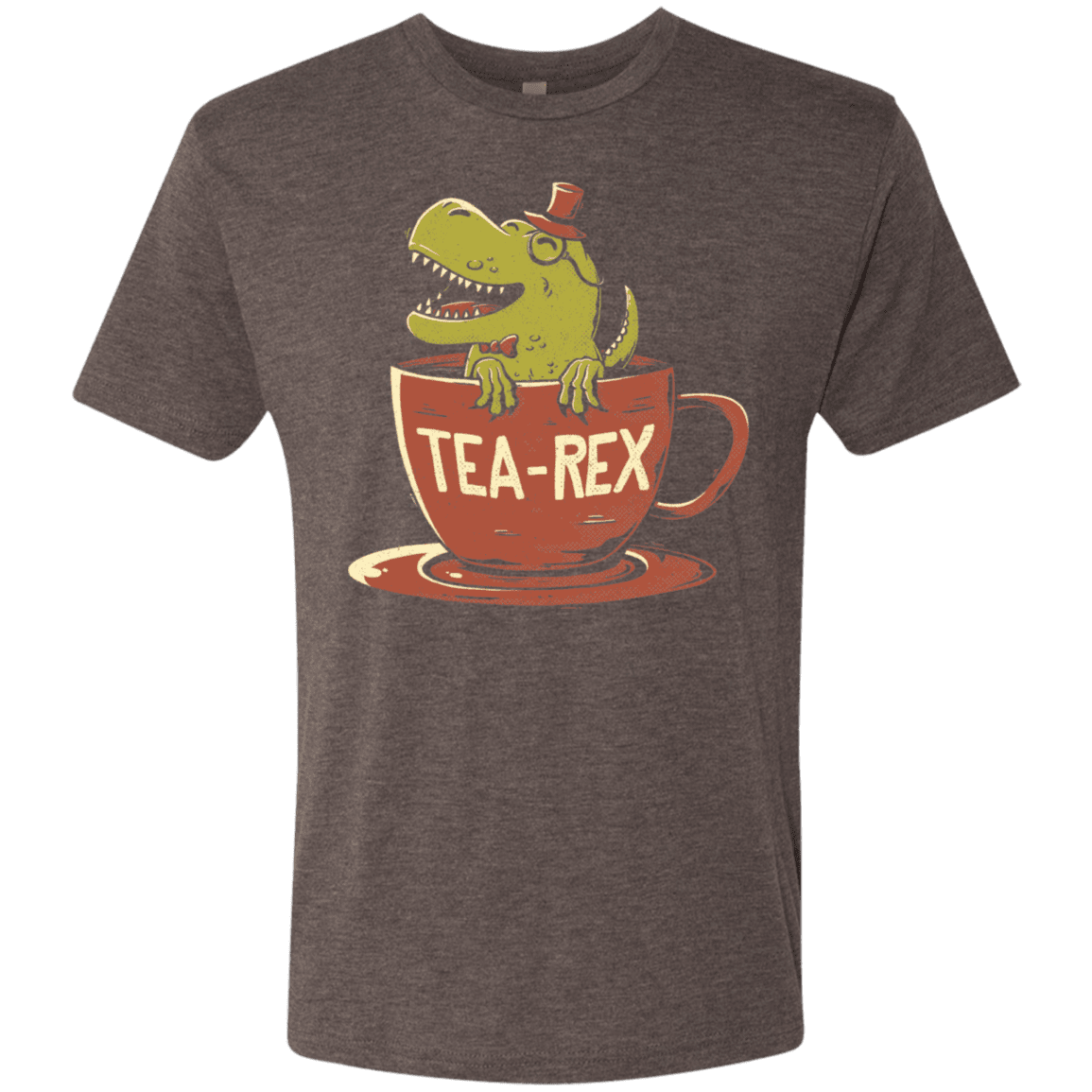 T-Shirts Macchiato / S Tea-Rex Men's Triblend T-Shirt