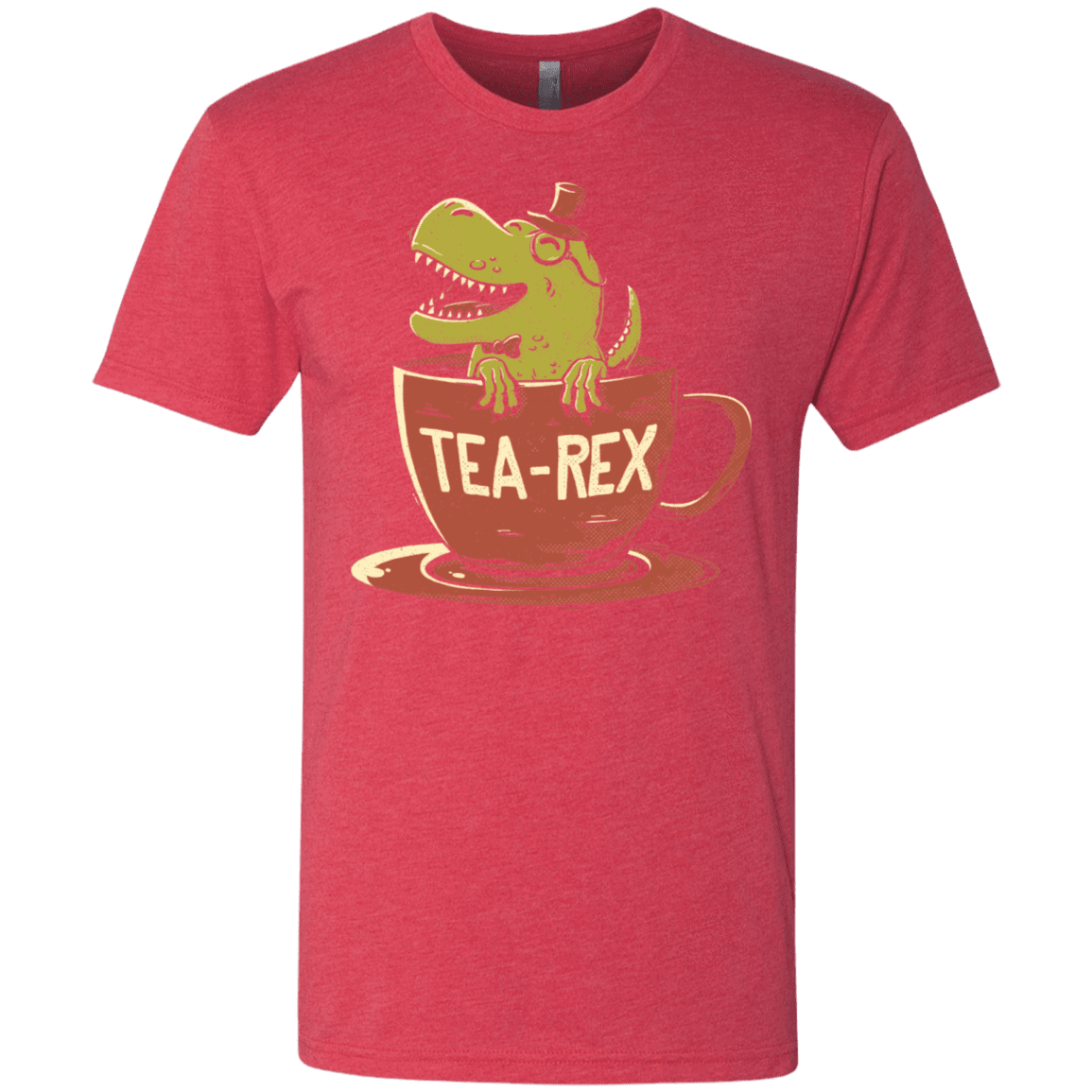 T-Shirts Vintage Red / S Tea-Rex Men's Triblend T-Shirt