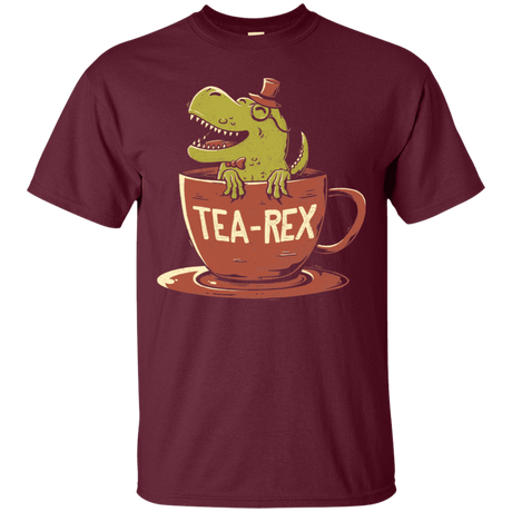 T-Shirts Maroon / S Tea-Rex T-Shirt