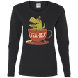 T-Shirts Black / S Tea-Rex Women's Long Sleeve T-Shirt