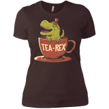 T-Shirts Dark Chocolate / X-Small Tea-Rex Women's Premium T-Shirt