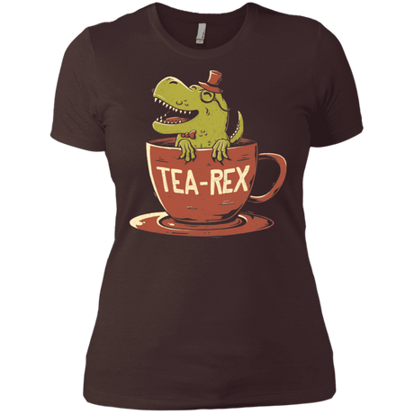 T-Shirts Dark Chocolate / X-Small Tea-Rex Women's Premium T-Shirt