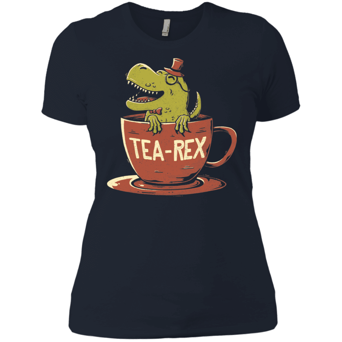 T-Shirts Midnight Navy / X-Small Tea-Rex Women's Premium T-Shirt