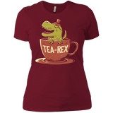 T-Shirts Scarlet / S Tea-Rex Women's Premium T-Shirt