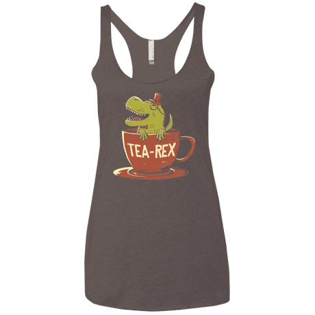 T-Shirts Macchiato / X-Small Tea-Rex Women's Triblend Racerback Tank