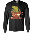 T-Shirts Black / YS Tea-Rex Youth Long Sleeve T-Shirt