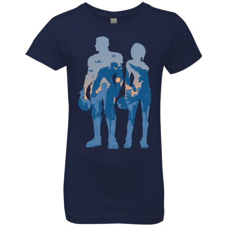 T-Shirts Midnight Navy / YXS Team danger Girls Premium T-Shirt