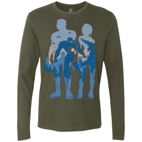 T-Shirts Military Green / Small Team danger Men's Premium Long Sleeve