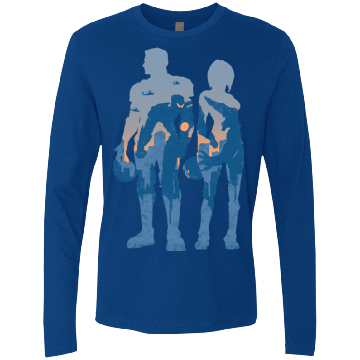 T-Shirts Royal / Small Team danger Men's Premium Long Sleeve