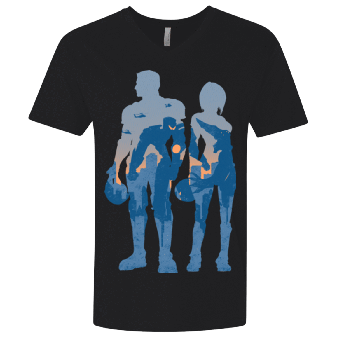 T-Shirts Black / X-Small Team danger Men's Premium V-Neck