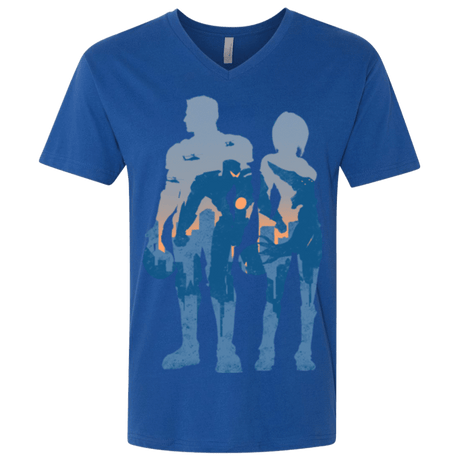 T-Shirts Royal / X-Small Team danger Men's Premium V-Neck