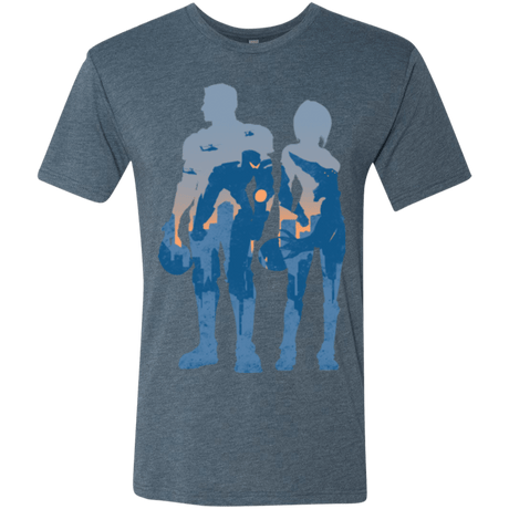 T-Shirts Indigo / Small Team danger Men's Triblend T-Shirt