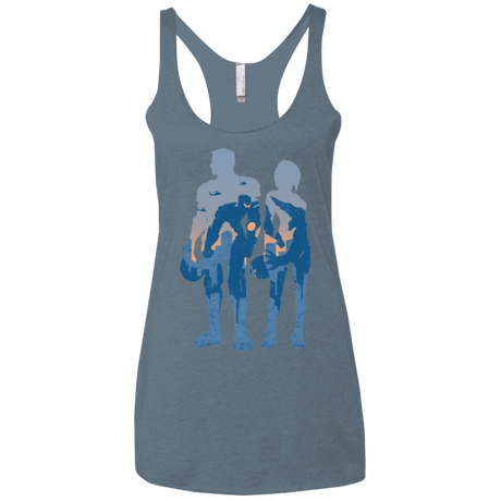 T-Shirts Indigo / X-Small Team danger Women's Triblend Racerback Tank
