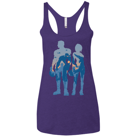 T-Shirts Purple / X-Small Team danger Women's Triblend Racerback Tank