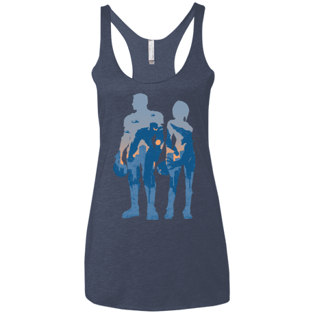 T-Shirts Vintage Navy / X-Small Team danger Women's Triblend Racerback Tank