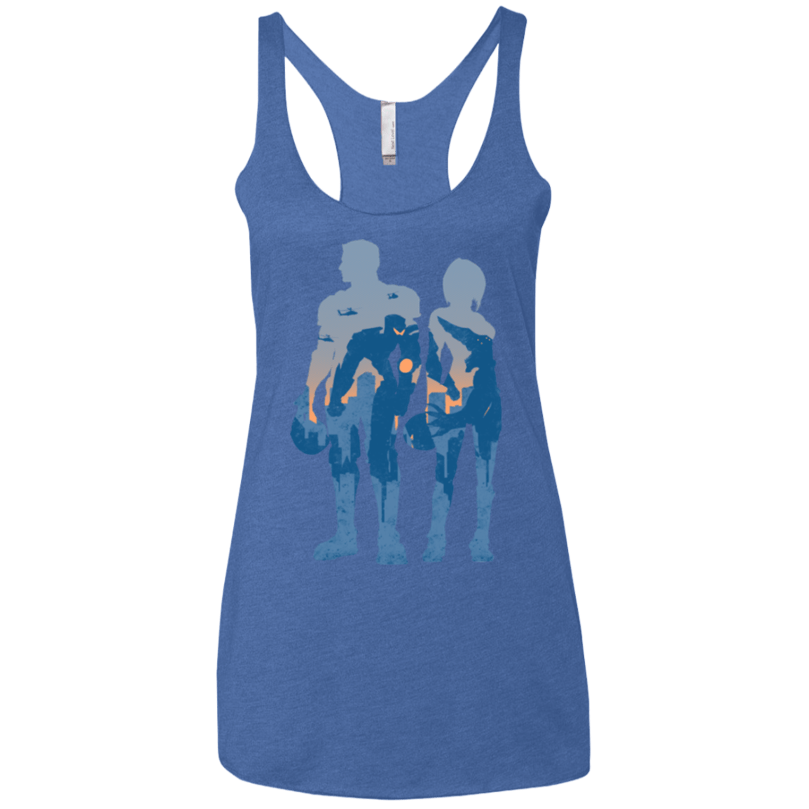 T-Shirts Vintage Royal / X-Small Team danger Women's Triblend Racerback Tank