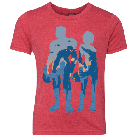 T-Shirts Vintage Red / YXS Team danger Youth Triblend T-Shirt