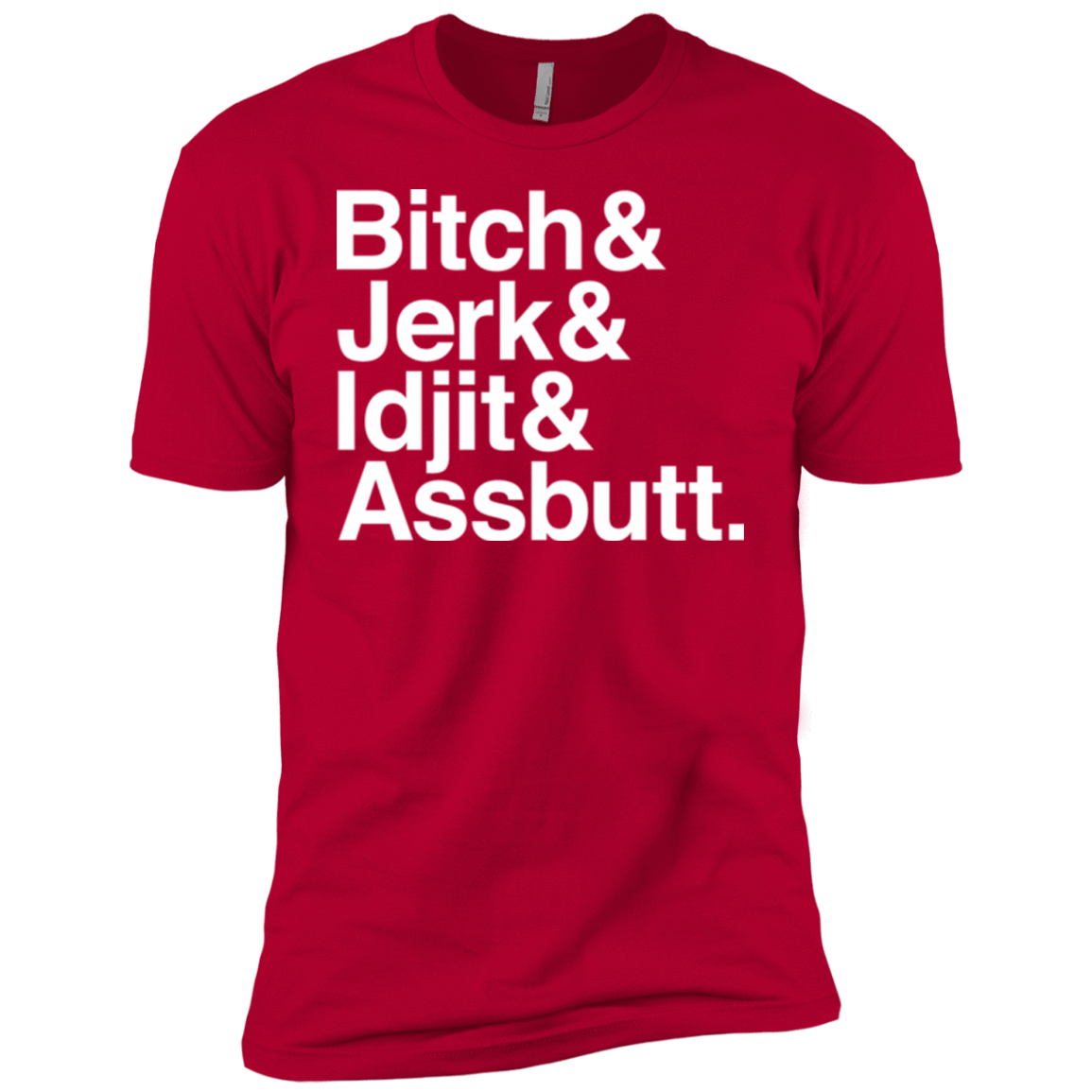 T-Shirts Red / YXS Team Free Will Helvetica Boys Premium T-Shirt