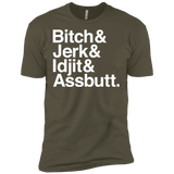 T-Shirts Military Green / X-Small Team Free Will Helvetica Men's Premium T-Shirt